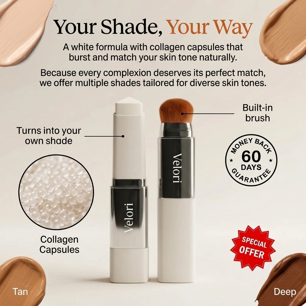 VELORI® Color-Changing Foundation Stick