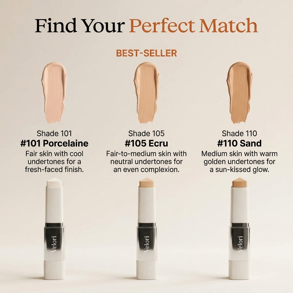 VELORI® Color-Changing Foundation Stick
